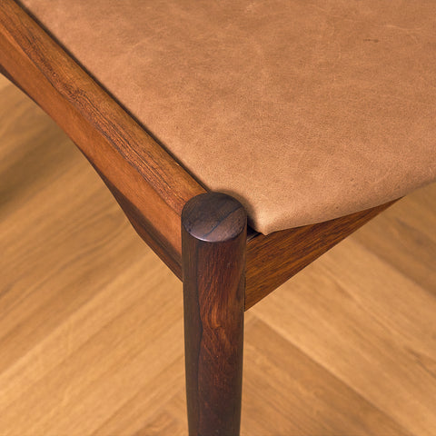 Danish dining chairs in Santos rosewood by Søren Ladefoged for S&L Møbler