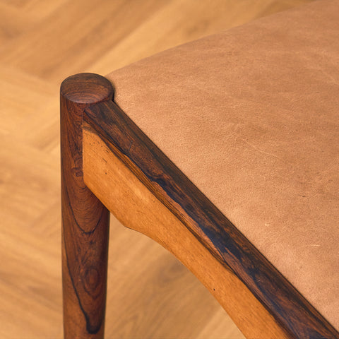 Danish dining chairs in Santos rosewood by Søren Ladefoged for S&L Møbler