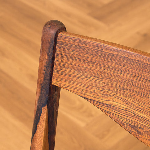Danish dining chairs in Santos rosewood by Søren Ladefoged for S&L Møbler