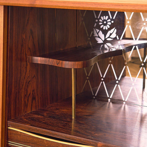 Danish highboard in teak by E.W. Bach