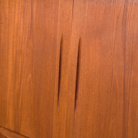 Danish highboard in teak by E.W. Bach