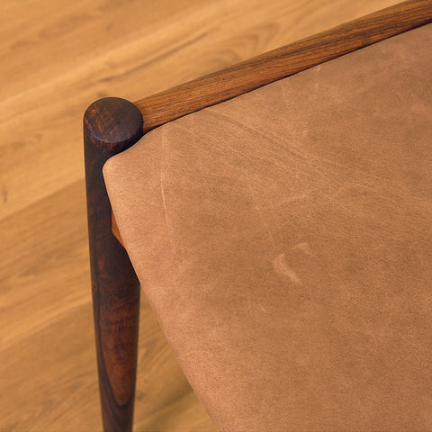 Danish dining chairs in Santos rosewood by Søren Ladefoged for S&L Møbler