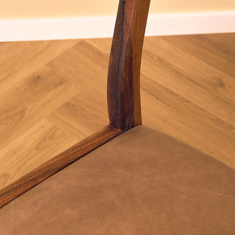 Danish dining chairs in Santos rosewood by Søren Ladefoged for S&L Møbler