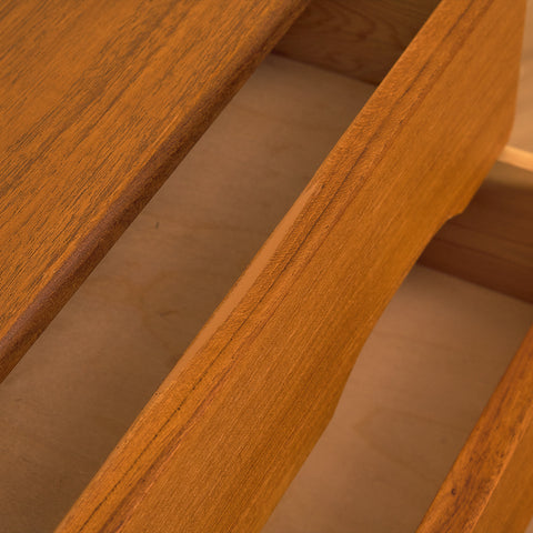 Danish small chest of drawers in teak