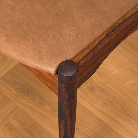 Danish dining chairs in Santos rosewood by Søren Ladefoged for S&L Møbler