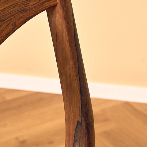 Danish dining chairs in Santos rosewood by Søren Ladefoged for S&L Møbler