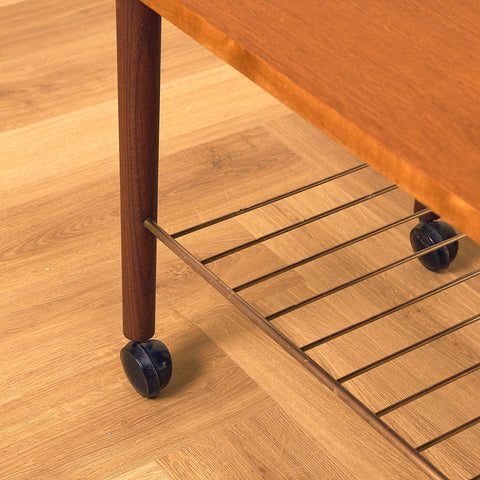 Swedish side table in teak
