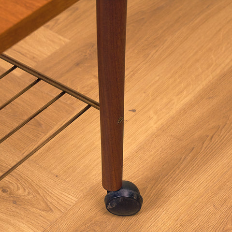 Swedish side table in teak