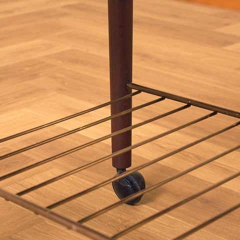 Swedish side table in teak