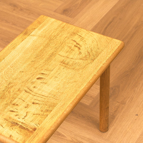 Swedish side table in oak