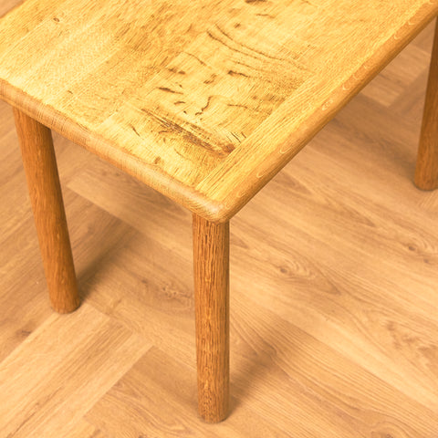 Swedish side table in oak