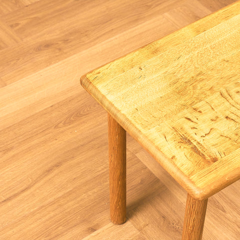 Swedish side table in oak