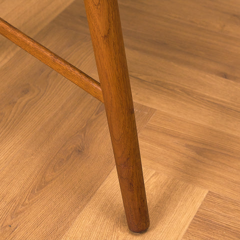 Danish dining chairs in teak and oak, model 32 by Kai Kristiansen for Korup Stolefabrik