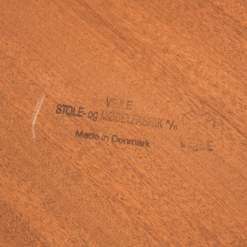 Danish side table in oak by Vejle Stole- of Møbelfabrik A/S