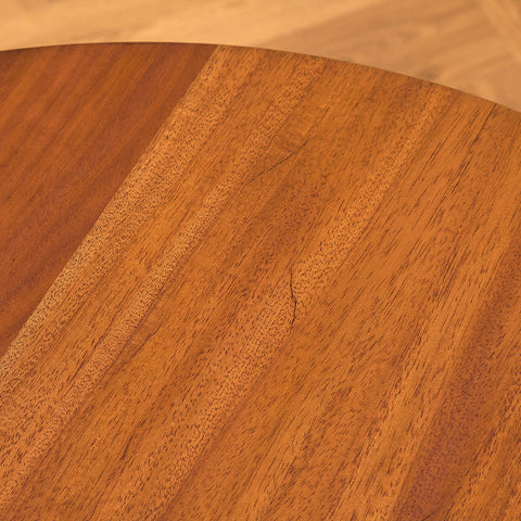 Swedish side table in mahogany and oak