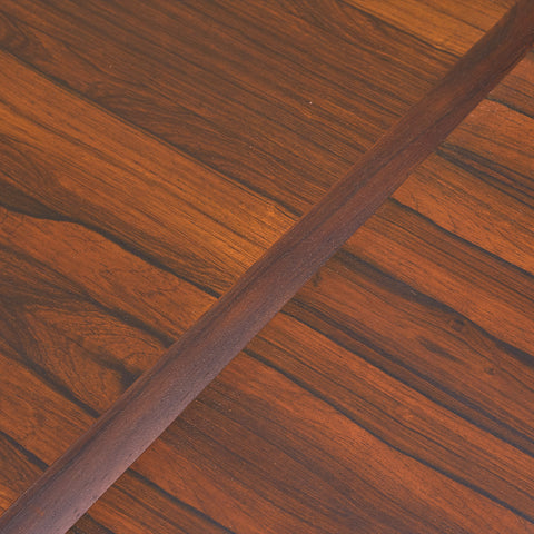 Danish dining table in Santos rosewood and beech