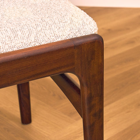 Danish dining chairs in mahogany by Erik Buch for Anderstrup Møbelfabrik, model 89
