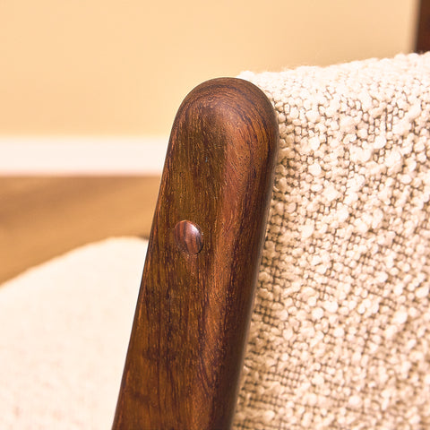 Danish dining chairs in mahogany by Erik Buch for Anderstrup Møbelfabrik, model 89
