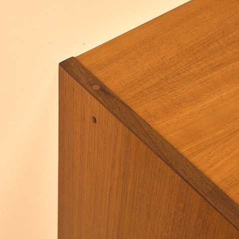 Swedish chest of drawers in teak and beech
