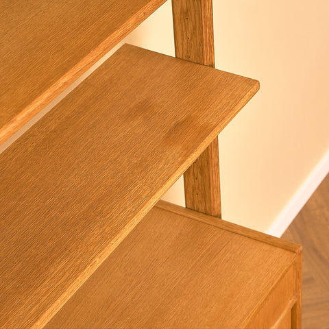 IKEA Contur Oak Bookshelf with Lockable Drawers