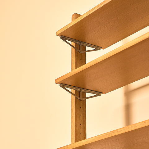 IKEA Contur Oak Bookshelf with Lockable Drawers