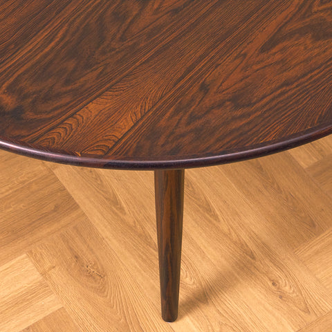 Rare Danish coffee table in Santos rosewood