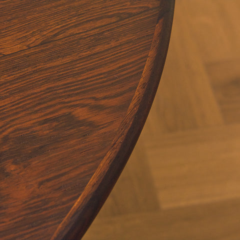 Rare Danish coffee table in Santos rosewood