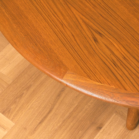 Danish coffee table in teak and oak, model No. 198 by Kurt Østervig för Jason Møbler