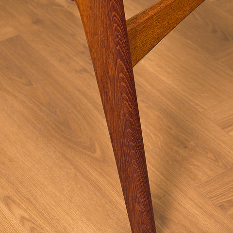 A rare set of Danish dining chairs in teak by Erik Buch for Anderstrup Møbelfabrik, model 89