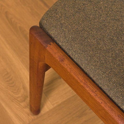 A rare set of Danish dining chairs in teak by Erik Buch for Anderstrup Møbelfabrik, model 89