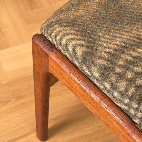 A rare set of Danish dining chairs in teak by Erik Buch for Anderstrup Møbelfabrik, model 89