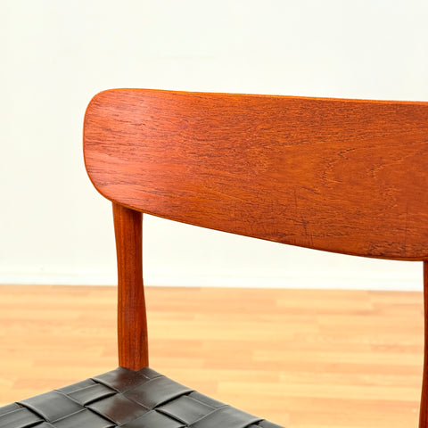 Danish dining chairs in teak