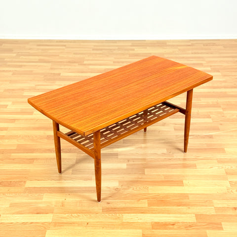 Swedish coffee table in teak & beech