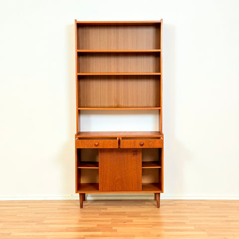 Swedish bookshelf in teak