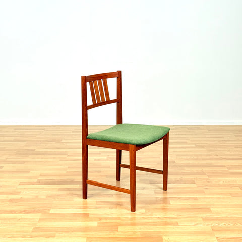Swedish set of 4 dining chairs in teak