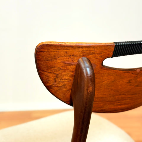 Danish dining chairs in Santos rosewood & teak