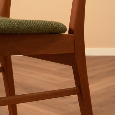 Danish dining chairs in teak & beech by Farstrup, model '210'