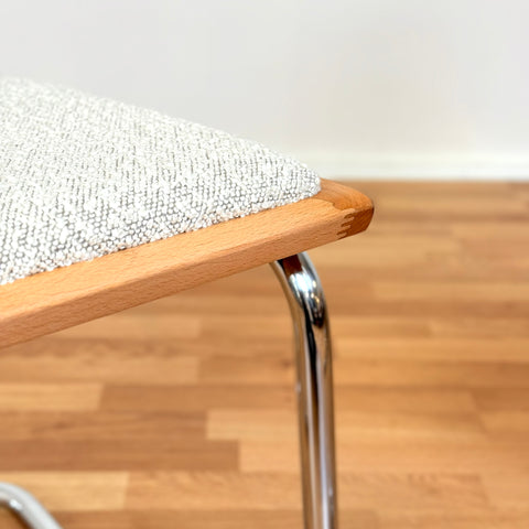 Set of 6 dining chairs in beech by Marcel Breuer Cesca for BENE, 1980s-90s, Austria