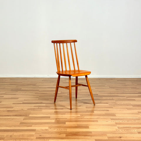 Set of 2 dining chairs model in oak & beech, 1950s-60s, Sweden