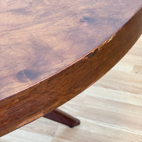 Dining table, dark wood, 1970s