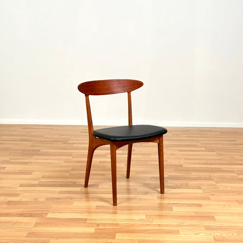 Set of 4 chairs in oak & teak, model Skagen by Kurt Ostervig, 1950s-60s, Denmark
