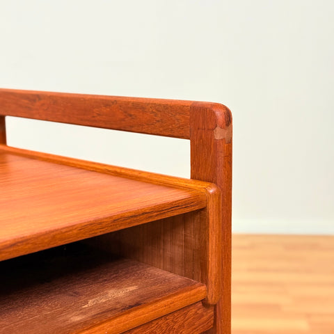 Swedish serving trolley in teak