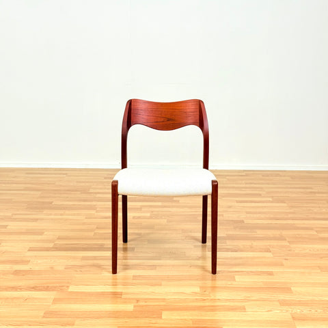 Danish set of 2 dining chairs 'model 71' by Niels O. Møller