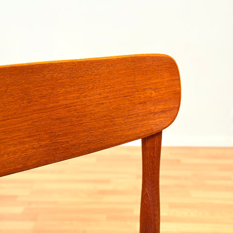 Danish dining chairs in teak