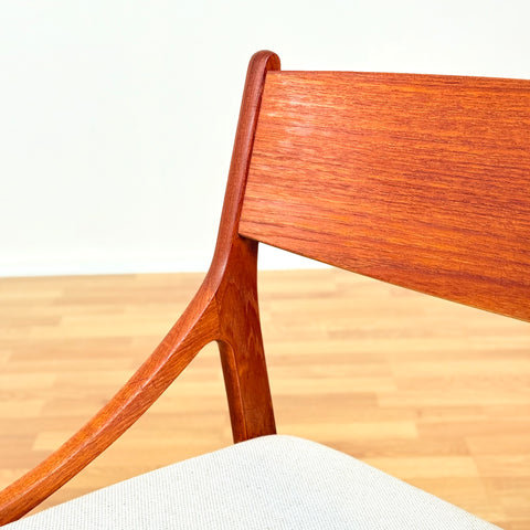 Danish dining chairs in teak by Vestervig Eriksen for Brdr. Tromborg, model 'BT21'