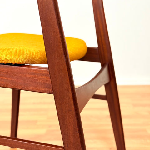 Danish dining chairs in Santos rosewood & beech, model 68 by Faldsled Chairs & Furniture Factory