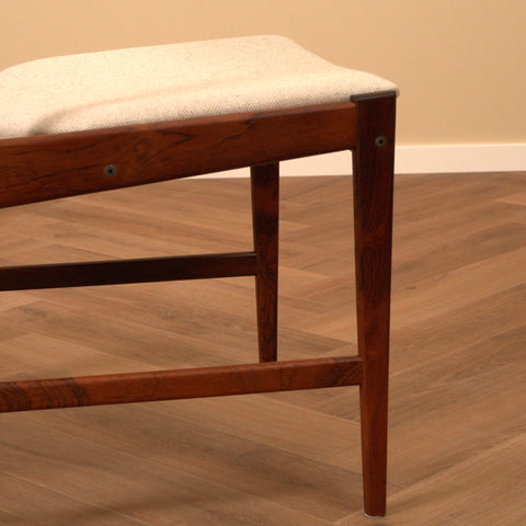 Danish dining chairs in Santos rosewood by Erik Buch