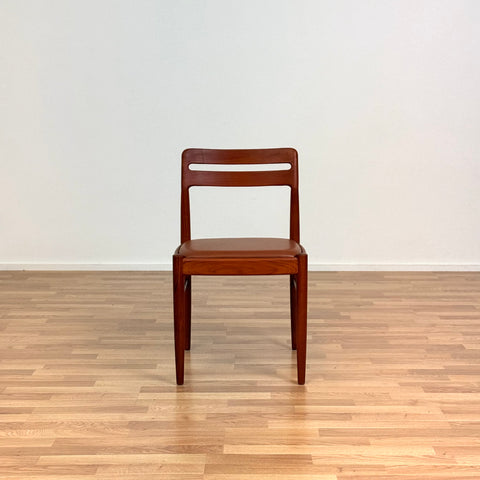 PRICE Set of 6 dining chairs in solid teak by H.W.Klein, 1950s-60s, Denmark - Beyo Vintage