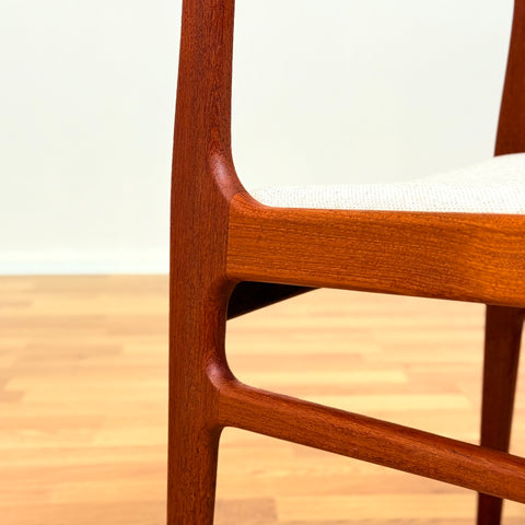 Danish pair of dining chairs in teak by Funder-Schmidt & Madsen