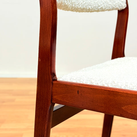 Danish dining chairs in stained beech
